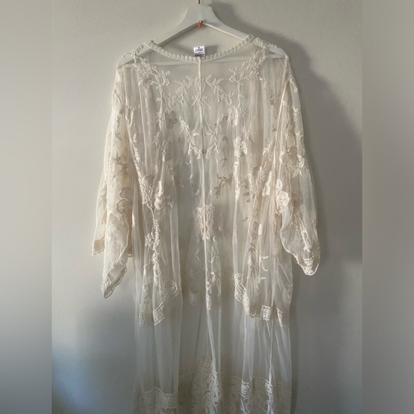 ⭐️Crochet Lace Cream Cardigan - Picture 4 of 12